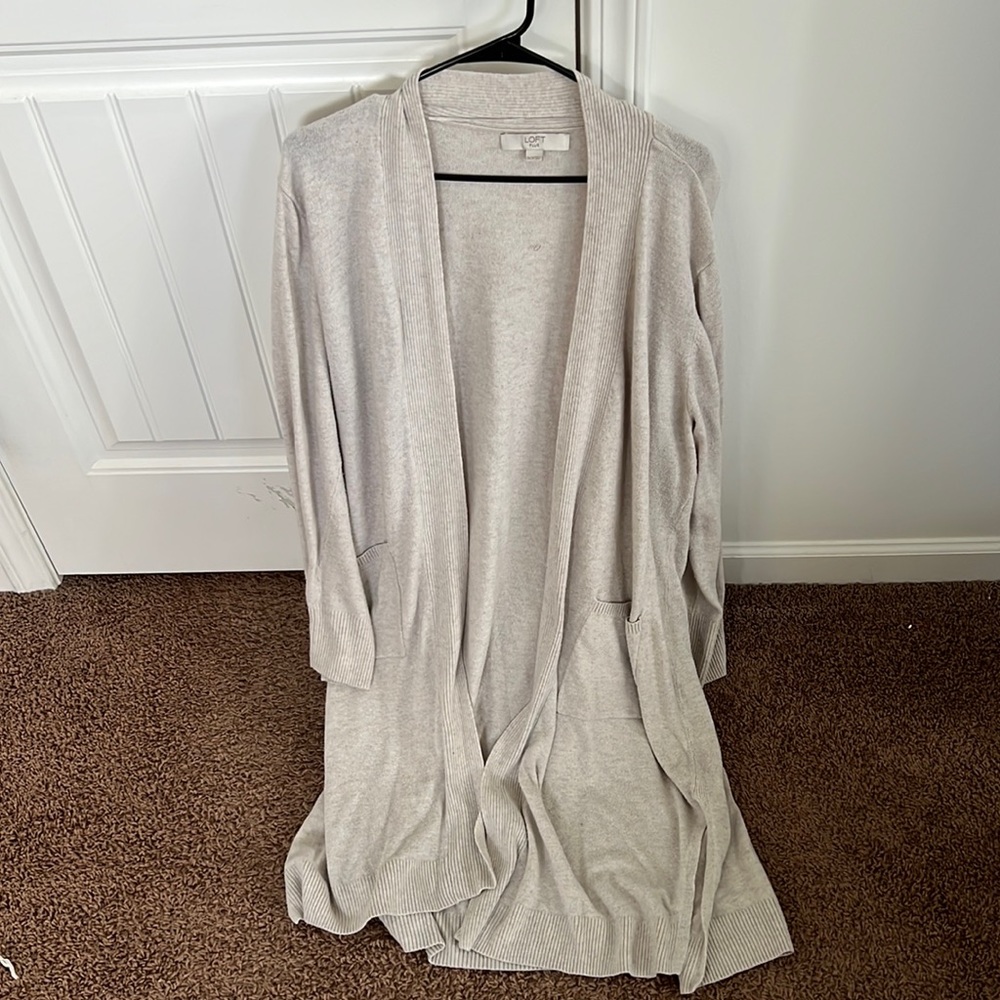 Loft plus duster cardigan
